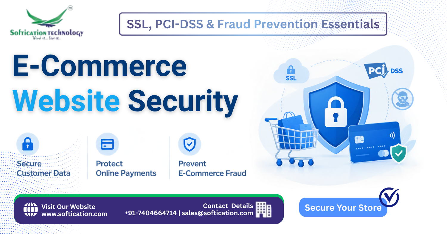 Website Security Essentials for E-Commerce: SSL, PCI-DSS & Fraud Prevention - E-Commerce Development article by SoftiCation Technology
