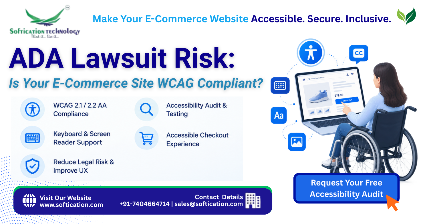 ADA Compliance for E-Commerce: Is Your Website WCAG Compliant? - E-Commerce Development article by SoftiCation Technology