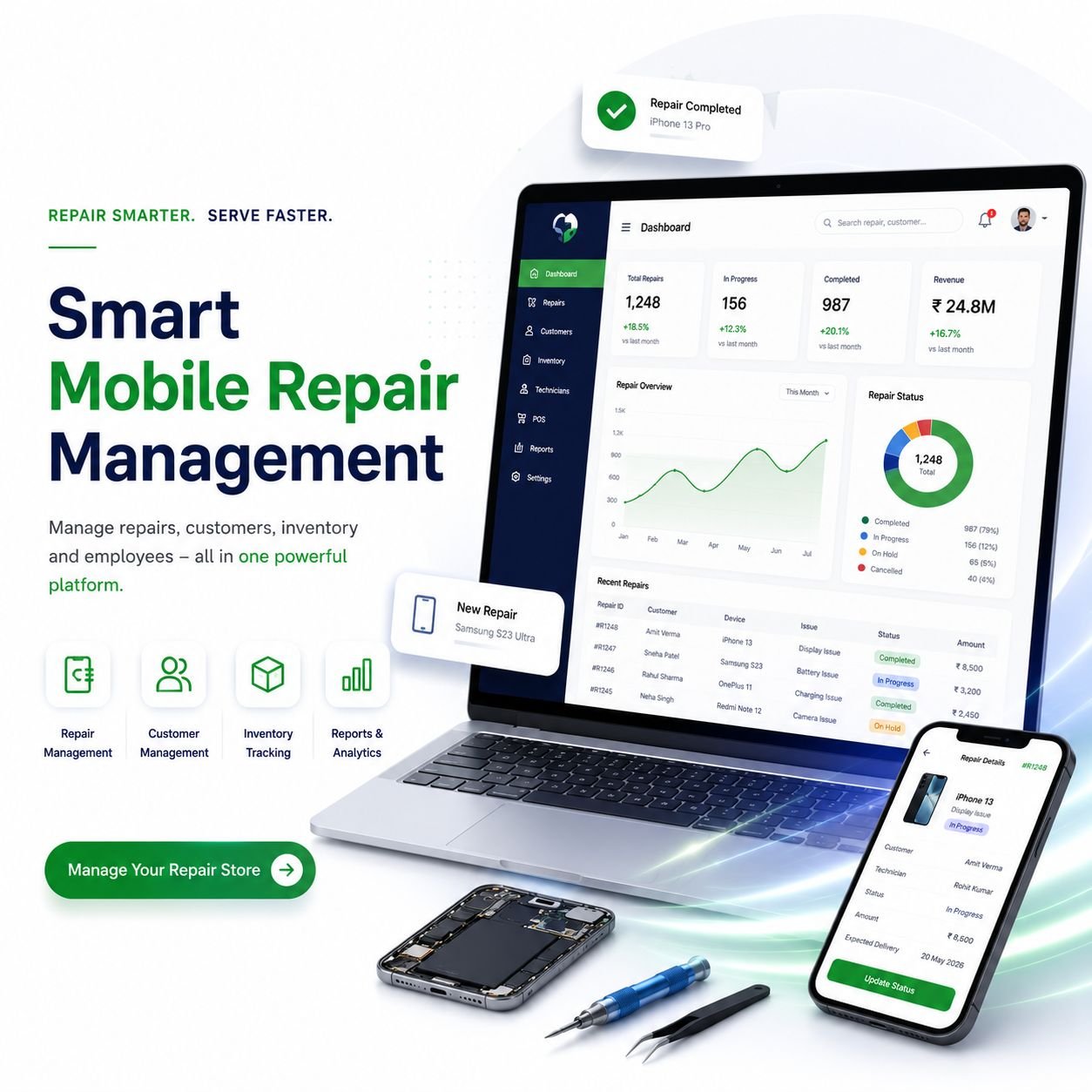Mobile Repair Management System