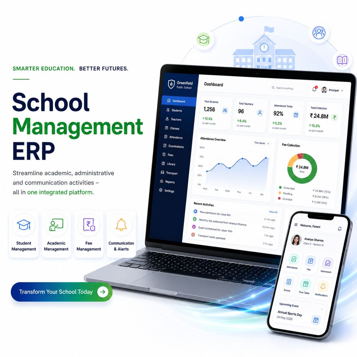 School Management ERP Platform